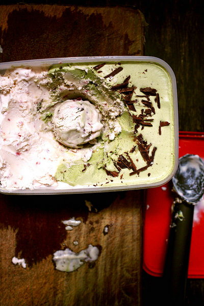 抹茶冰淇淋的做法_小粉红冰淇淋怎么做【鲁不猴】