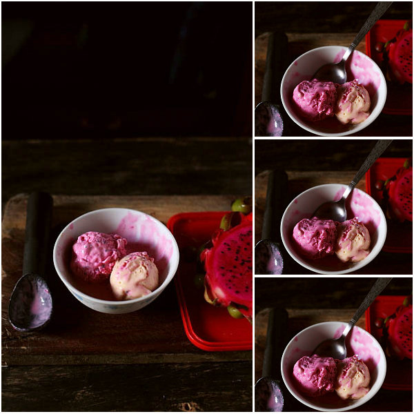香草冰淇淋的做法_火龙果冰淇淋怎么做【鲁不猴】